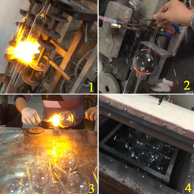 Lamp working glass