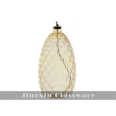 パイナップルガラステーブルオイルランプ