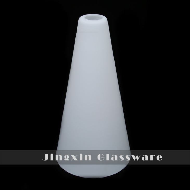 口吹きオパールホワイトガラスペンダントコーンシェード