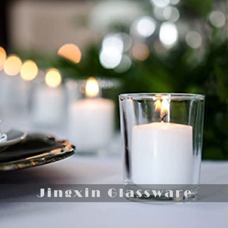 ガラス製キャンドルホルダー